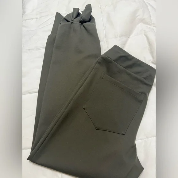 PLANET By LAUREN G Tied Up Scuba Pants Black Travel, Size 1 Small S 4 6 8